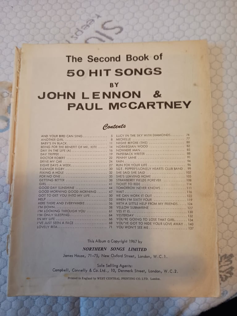 3 x Beatles Songbooks (150 Songs with Lyrics and Tabs)