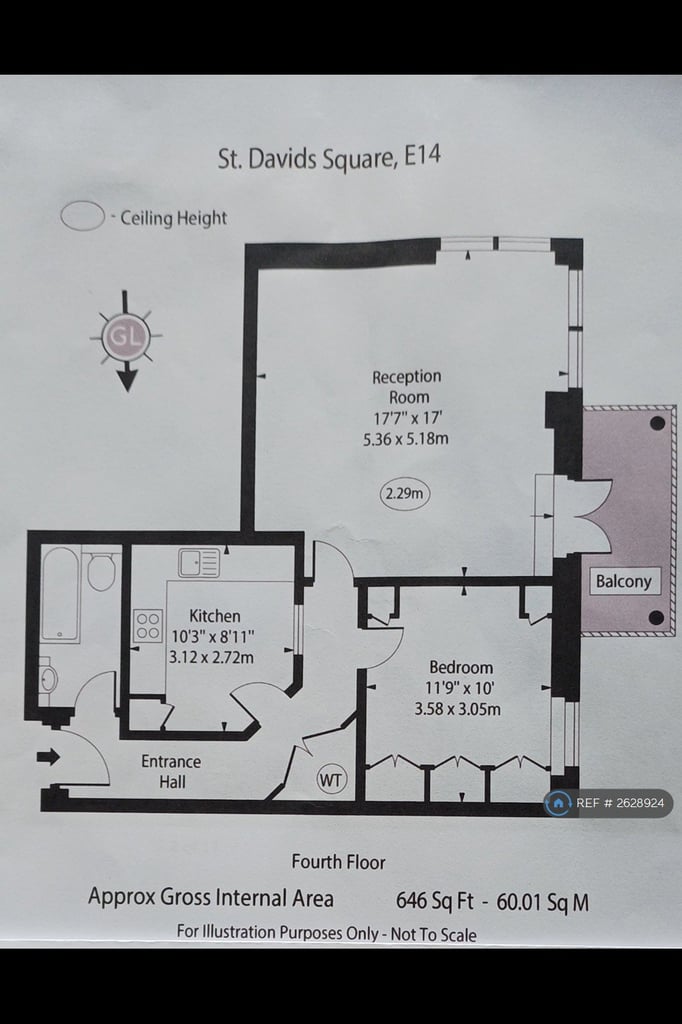 1 bedroom flat in St Davids Square, Canary Wharf, E14 (1 bed) (#2628924)