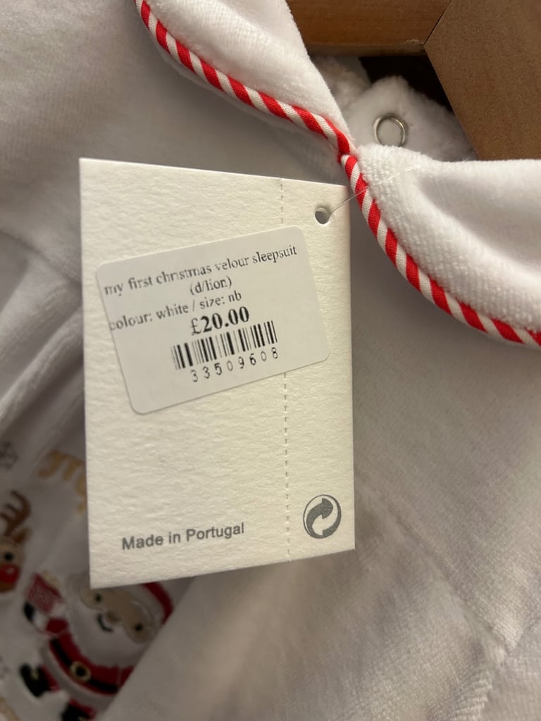 My first Christmas sleepsuit