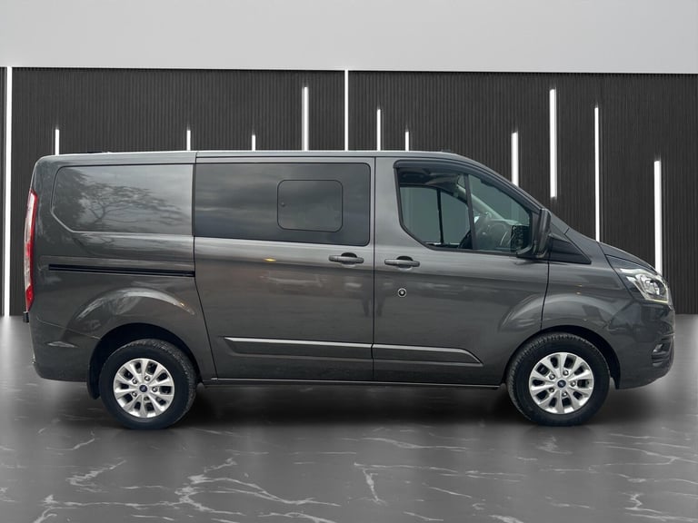 image for 2020 Ford Transit Custom 2.0 EcoBlue 170ps Low Roof D/Cab Limited Van Auto PANEL VAN DIESEL Autom...