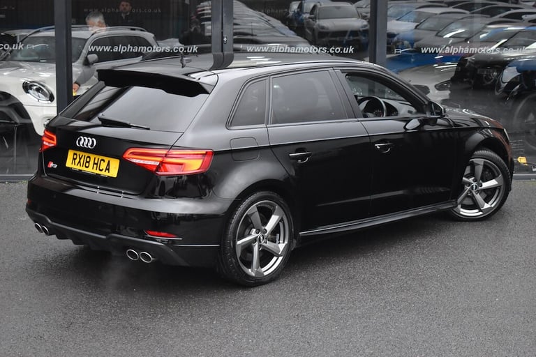 2018 Audi S3 2.0 TFSI Black Edition Sportback 5dr Petrol S Tronic quattro Euro 6 (s/s) ( Hatchbac...