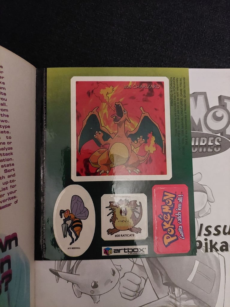 3 1990's Pokémon comic books