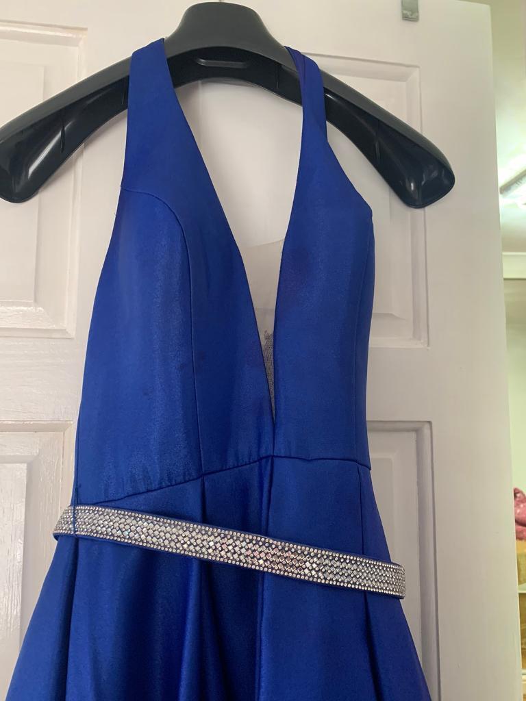 Royal blue prom dress size 4 