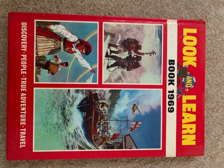 image for Antique 1969 Look & Learn book