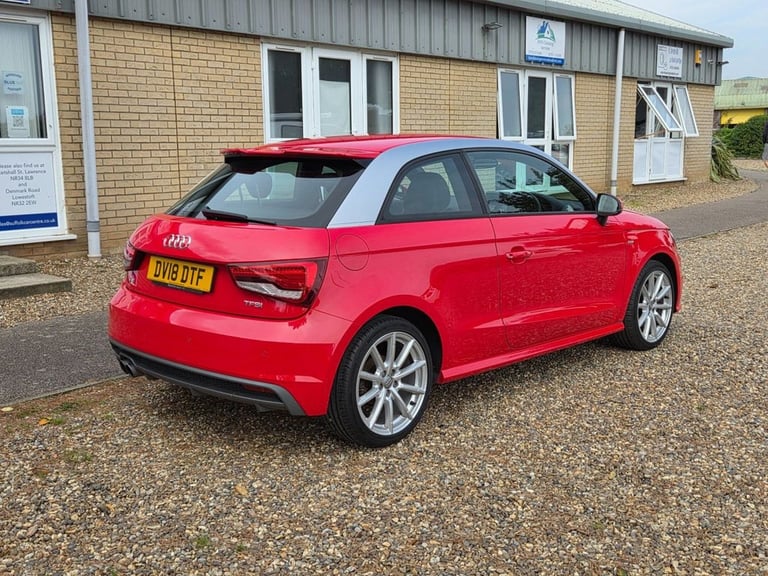 2018 18 AUDI A1 1.4 TFSI S LINE HATCHBACK 3DR PETROL S TRONIC EURO 6 (S/S) (125 