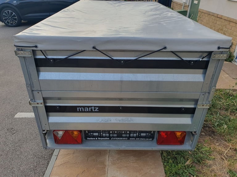 Martz Trailer with extended sides and cover 
