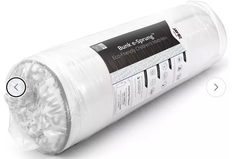 JAY-BE Eco Friendly E- Spring Kids Single Bunk Mattress