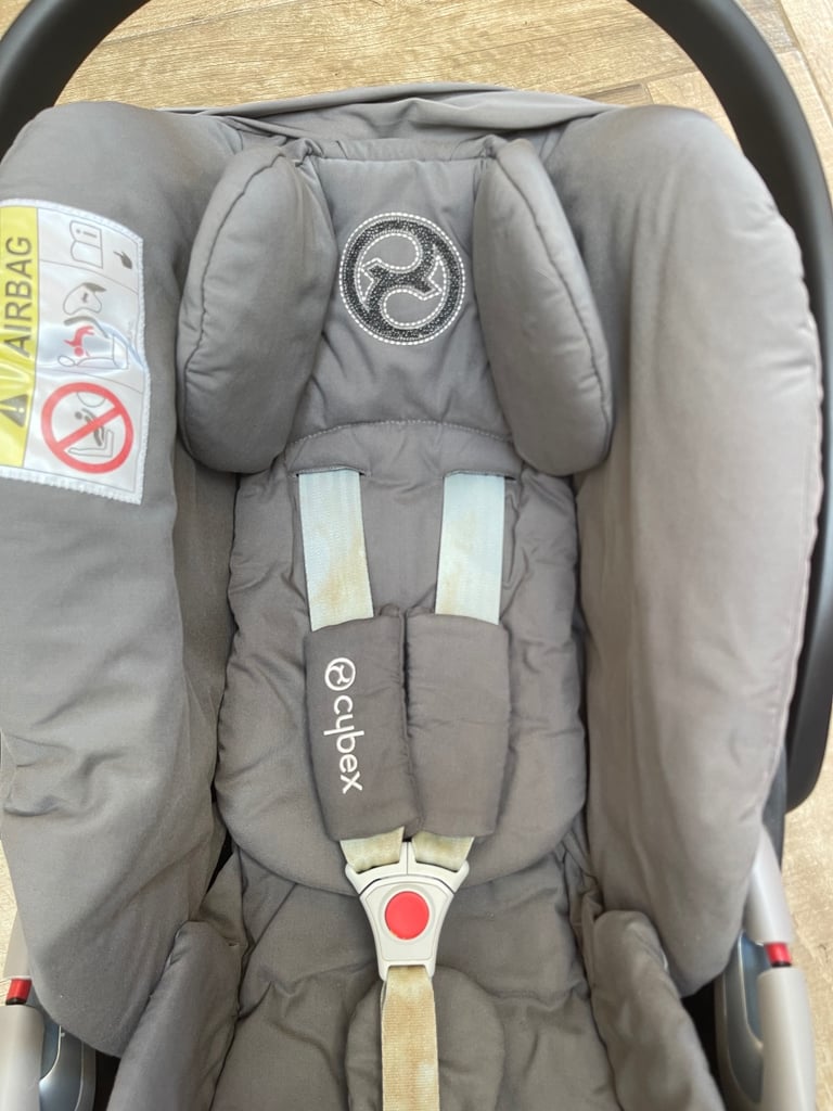 *Spin seat & base* Cybex Cloud Z baby carrier infant car seat with isofix Z base & pram adaptors  