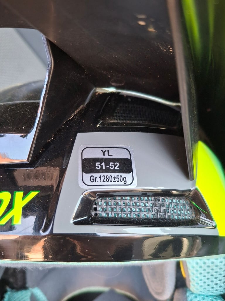 Fox motorbike helmet for child