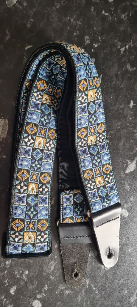 Fender Festival Guitar Strap 2" Jacquard Blue