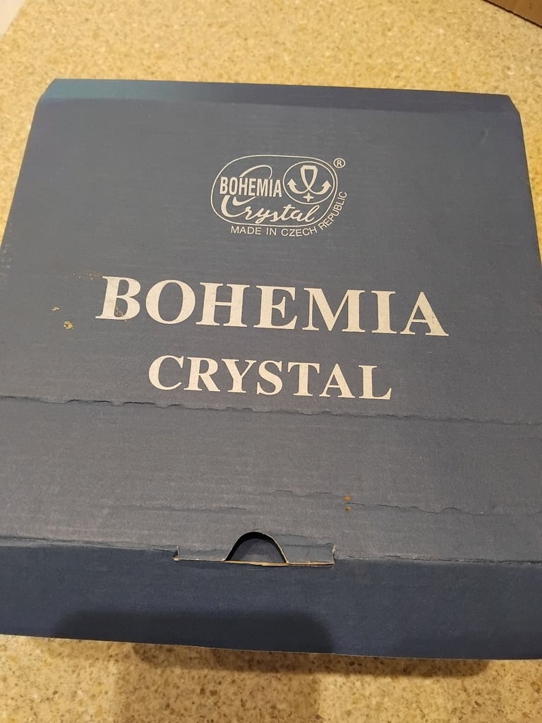 Crystal trifle bowl