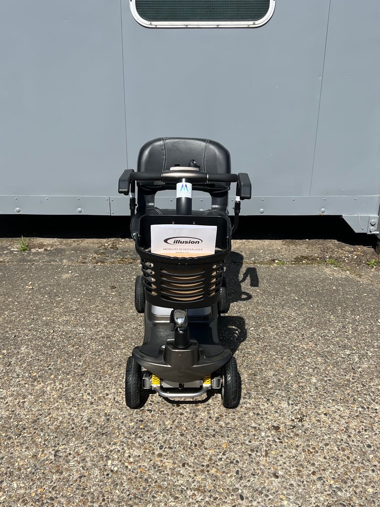 💥 New Ultra Lightweight Lithium Illusion Mobility Scooter Car Boot Folding Transportable Warranty💥