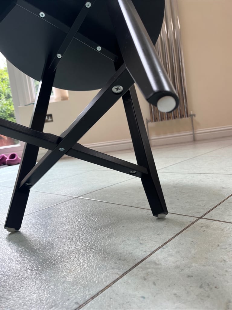 IKEA Kragsta Black Side Table