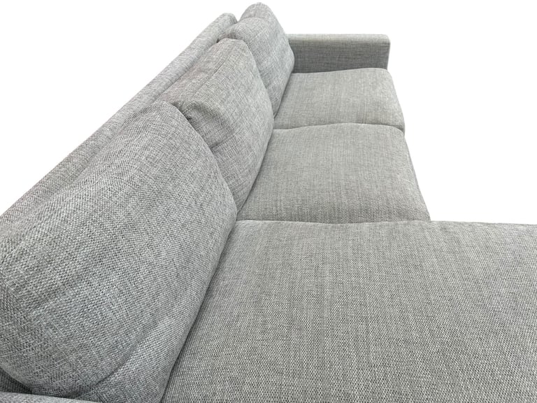Delivery Available - Grey DFS Corner Sofa