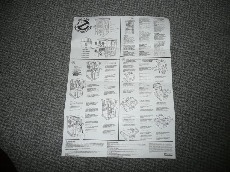 Ghostbusters Fire Station instructions.