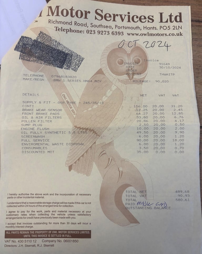 2014 BMW 1 Series 2.0 120d M Sport Auto Euro 5 (s/s) 5dr HATCHBACK Diesel Automatic