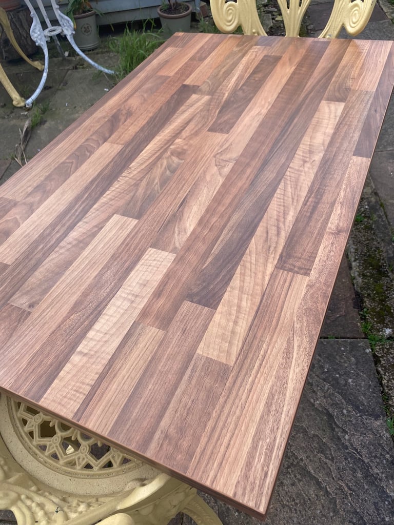 image for Wren light walnut veneer worktop