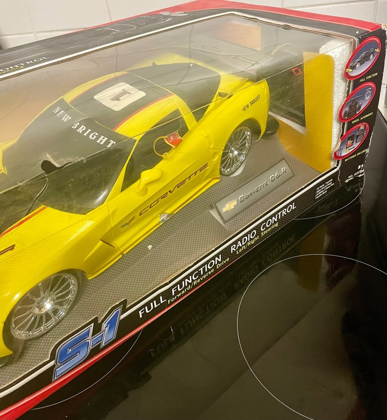 Vintage Radio control car corvette 