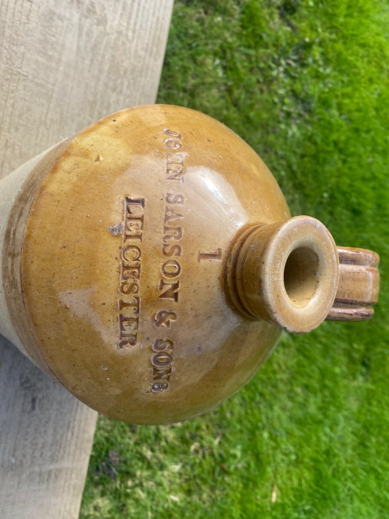 Old vinegar demijohn 