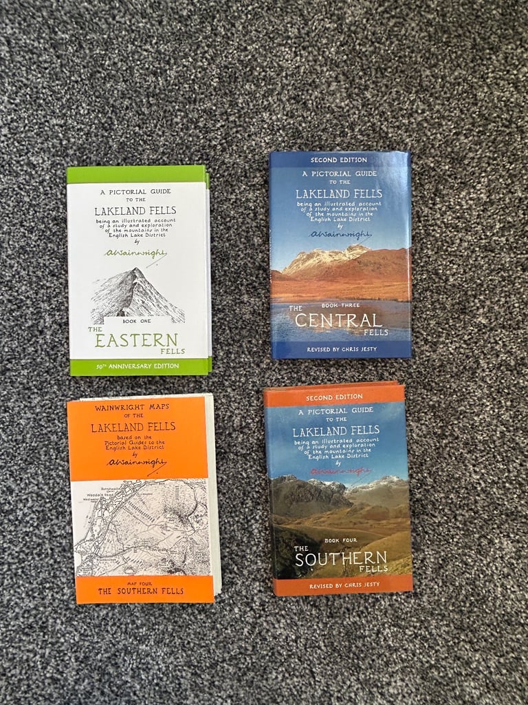 Three Wainwright Books - Lake District 