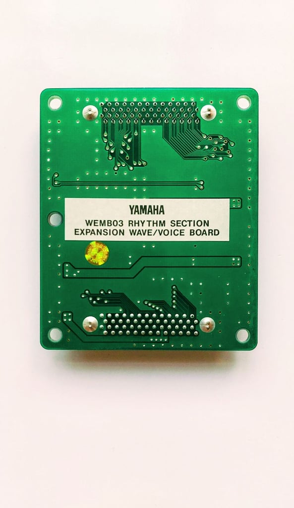 YAMAHA WEMB03 RHYTHM SECTION Expansion Board for W5/W7. RARE. DELIVERY
