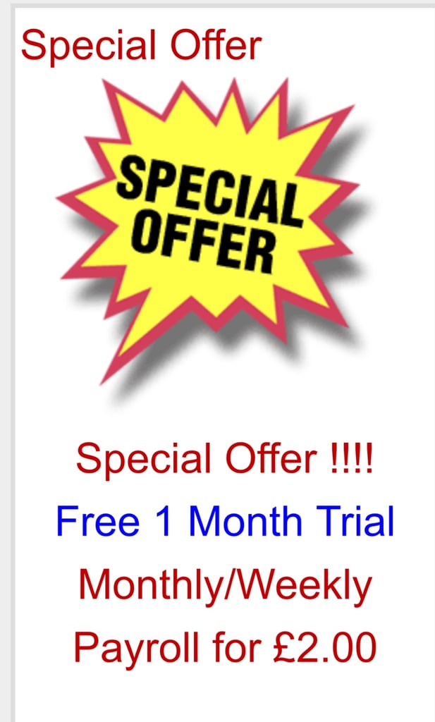 Bookkeeping,Accounting for 12.21 per hr and Payroll/Payslip for £2.00 -London