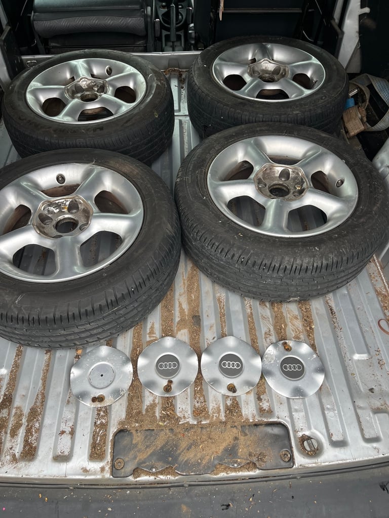 Cosworth style alloys 4x 108 15” car van tyres