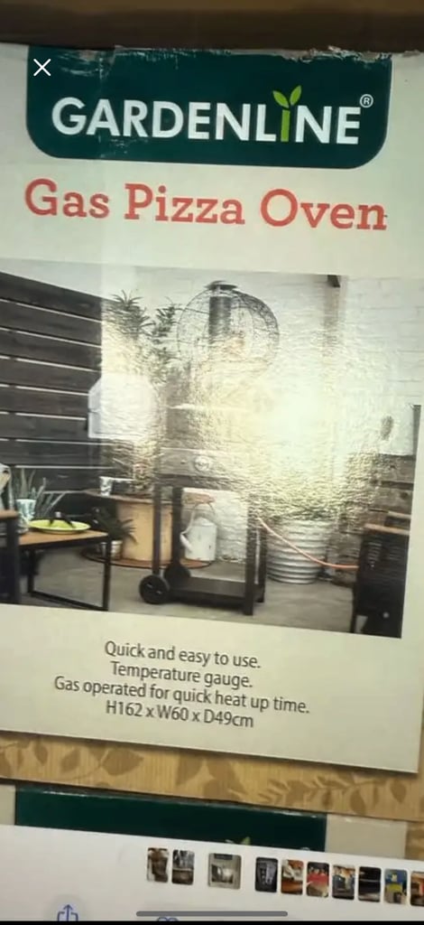 image for Gas pizza oven/bbq large sealed in box great Christmas gift £165