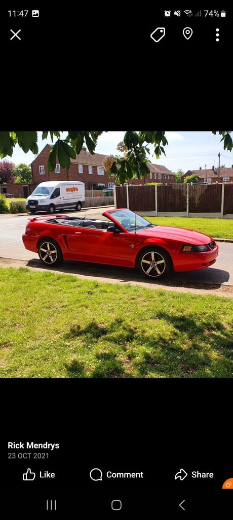 Ford mustang 40th anniversary edition 