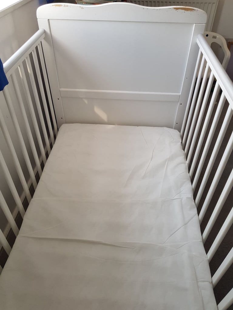Baby Cot Bed by Harriet Bee with Mamas & Papas Mattress