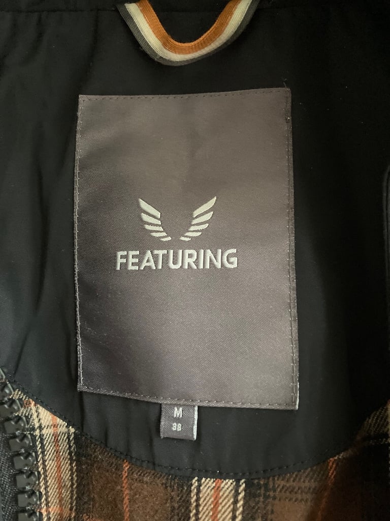 Black ladies parka with duck feather size 38