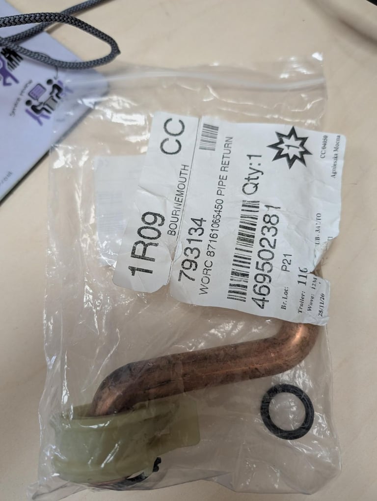 image for  Worcester Boiler Pipe Return brand new BNIB