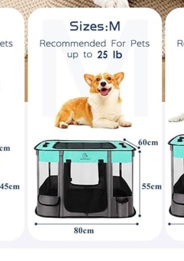 Medium Size Foldable Pet Playpen 55 x 65 x 45cm