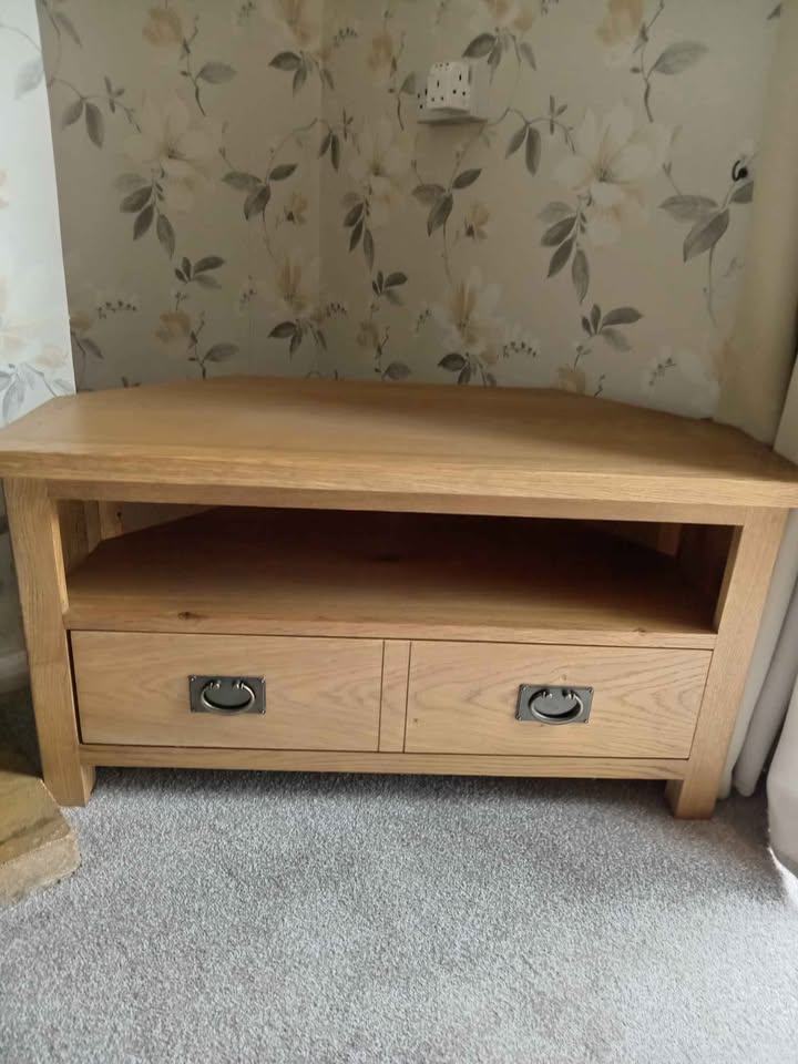 image for Corner TV Cabinet with drawer