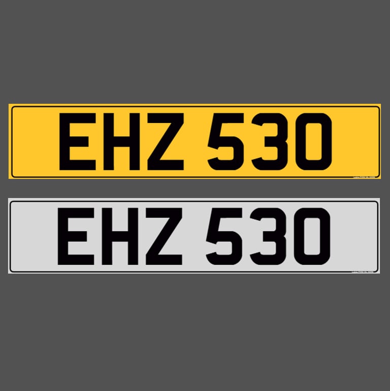 image for EHZ 530 - Dateless Cherished Registration Number Plate - BMW 530 Maybe?