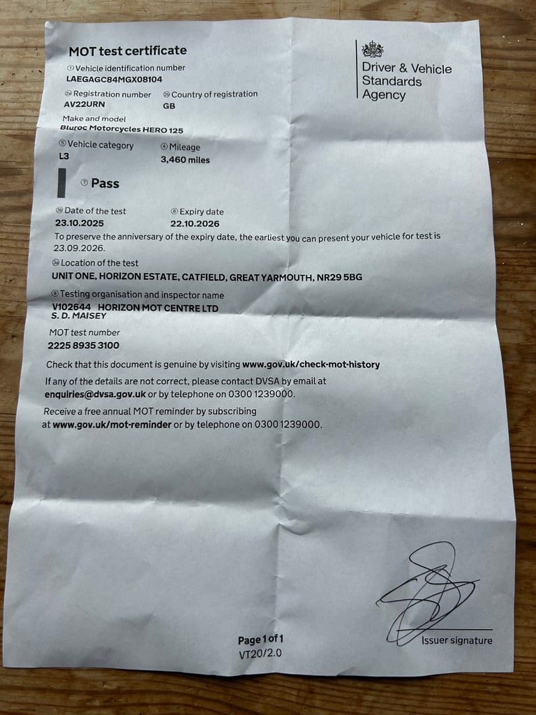 Other Motorbikes, HERO, 2022, 125 (cc)