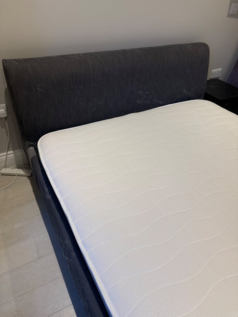 King Size Bed Frame and Mattress