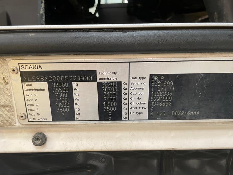 SCANIA R420 HIGHLINE 8X2 FLATBED - 2009 - CN09 BBZ*