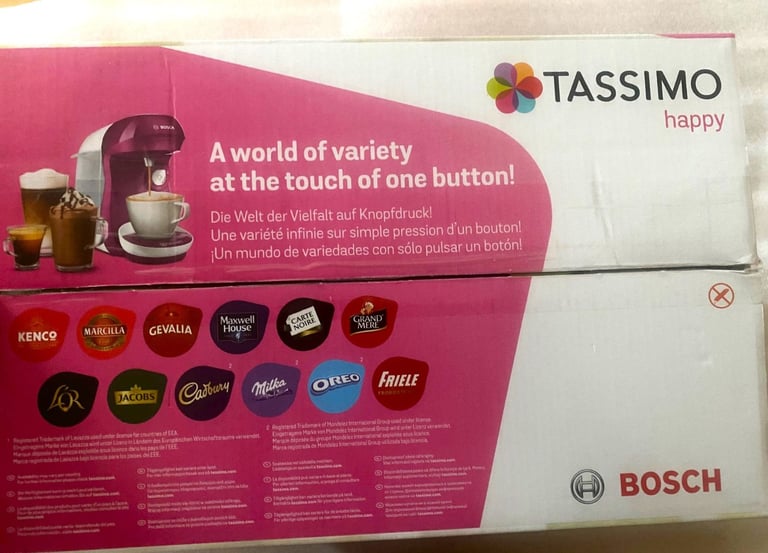 Bosch Tassimo 'Happy' Pod Coffee Machine - Excellent Condition!