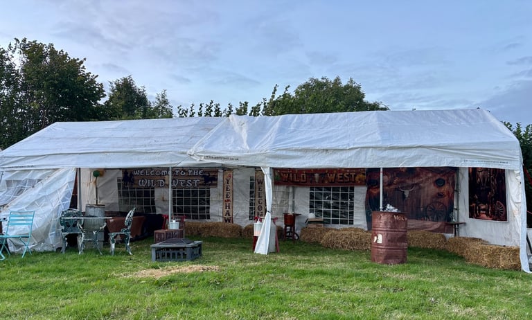 2x 6m x 3m ex event hire Marquees.