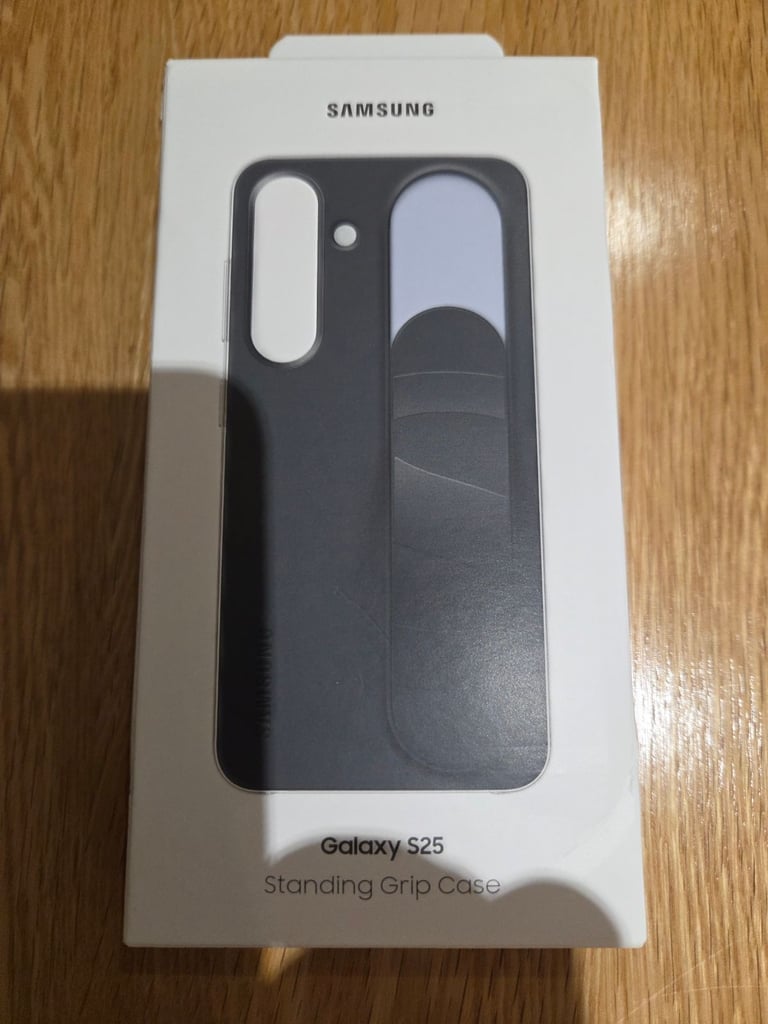 image for Samsung Galaxy Official Standing Grip Case for S25, Black