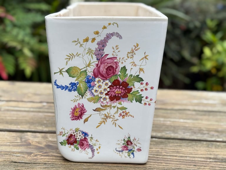 HERITAGE TOILET PAN SET VICTORIAN STYLE FLORAL 