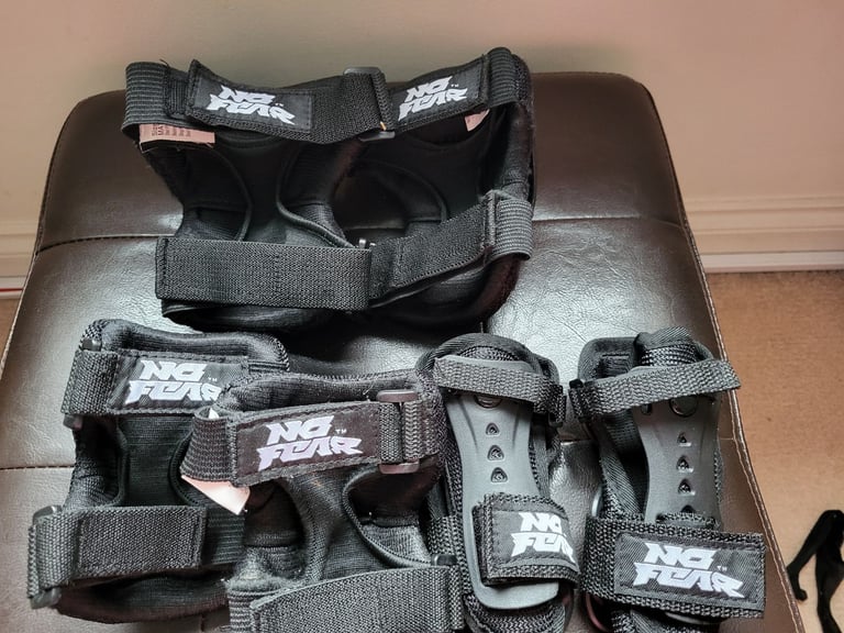 No Fear Skateboard helmet & protection pack