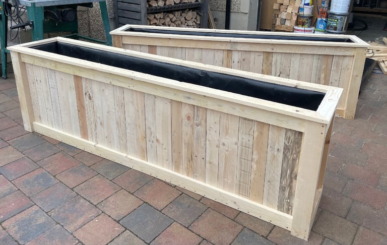 image for Handmade Wooden Flower/Plant/Vegetable Planters