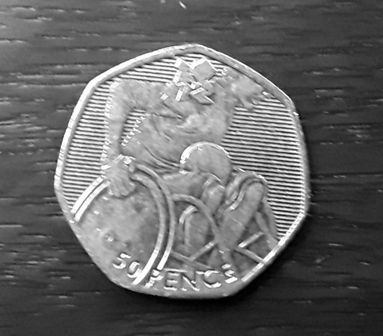 Rare and sought after 50p coins.