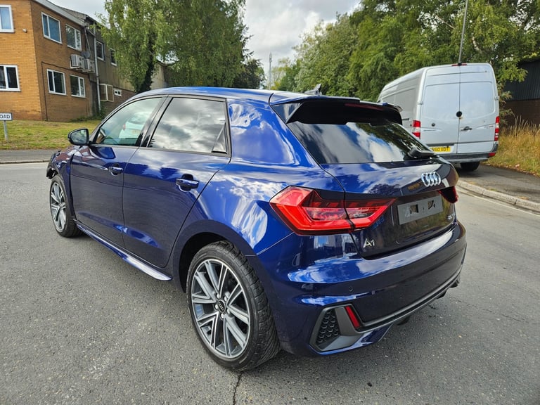 2025 AUDI A1 25 TFSI S Line 5dr S Tronic Auto Blue Damaged Salvage