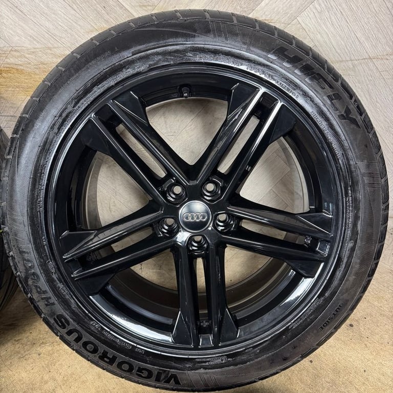 19'' GENUINE AUDI Q5 5 DOUBLE SPOKE S LINE ALLOY WHEELS TYRES ALLOYS