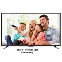 Free Delivery Sharp 50 inch Tv 