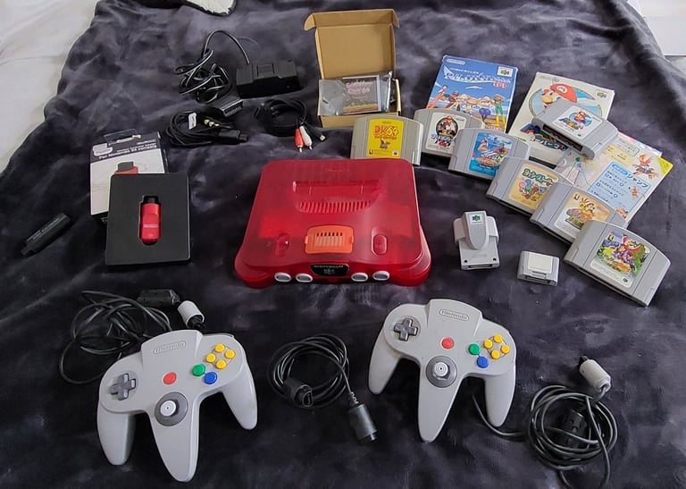 Nintendo N64 Console Japanese NTSC Bundle SummerCart64