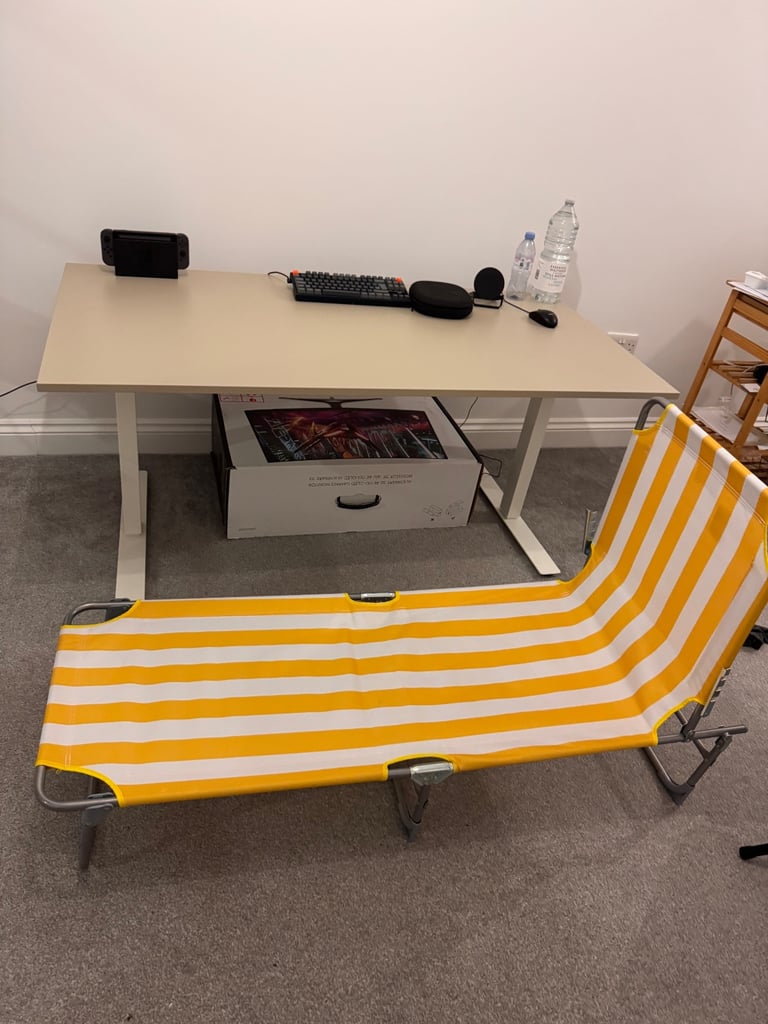 image for Foldable Metal Sun Lounger